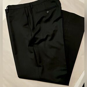 Banana Republic Pants Mens W33 L34 Black Marzotto 120s Wool Standard Fit